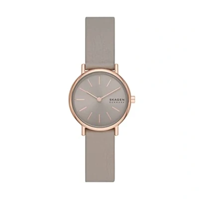 Image of Signatur Lille Two Hand Greystone LiteHide™ Leather Watch