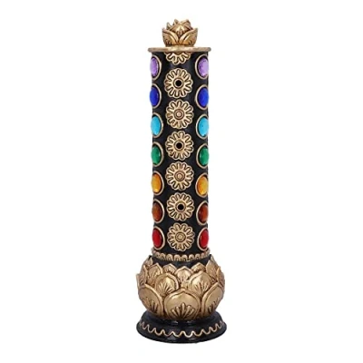 Image of Nemesis Now Chakra Totem Incense Burner, Gold, 31cm