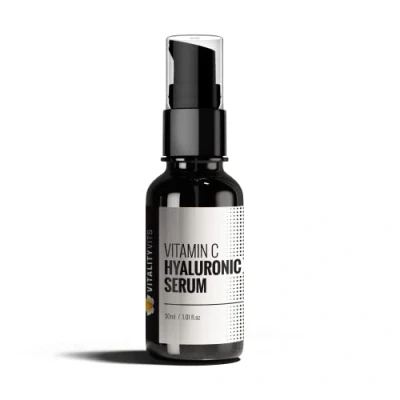 Image of Vitamin C &amp; E Serum With Hyaluronic Acid Avocado Oil Anti Ageing Wrinkle 30ml Pump