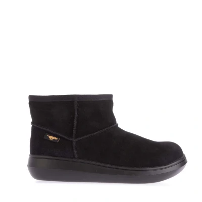 Image of Rocket Dog Womenss Sugar Rush Suede Ankle Boots in Black Size UK 7