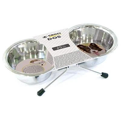 Image of CROCI Steel Bowls Dos with Stand, 13 cm