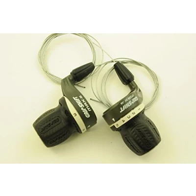 Image of Sram PAIR MRX 15 SPEED INDEX GRIPSHIFT TWISTGRIP GEAR SHIFTERS SHIMANO COMPATIBLE