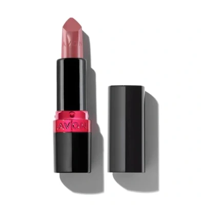 Image of Avon Ultra Creamy Satin finish Lipstick Carnation with Vitamin E, Avocado Oil and Sesame for a Comfy Feel, Rich Colour Full Coverage, Cruelty Free