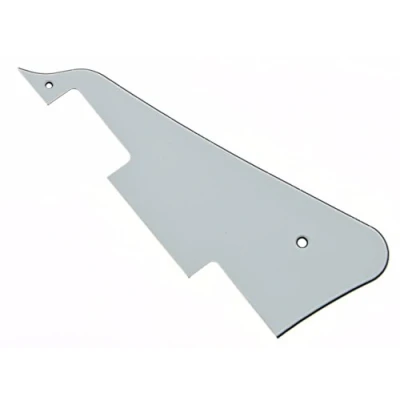 Image of Dopro White 3 Ply Guitar Pick Guard Scratch Plate Fits USA Standard LP Les Paul