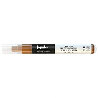 Image of Liquitex 2 4 mm Fine Nib Paint Marker Raw Sienna