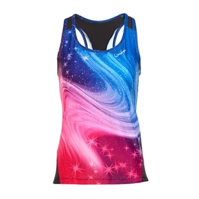 Image of WINSHAPE Stardust Women&#039;s Super Lightweight Functional Tank Top AET108, Slim Style Fitness Yoga Pilates Multicolour XXL