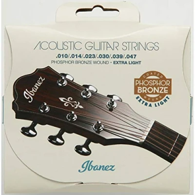 Image of IBANEZ String Set for 6 .010/.014/.023/.030/.039/.047 Phosphor/Bronze (IACSP61C)