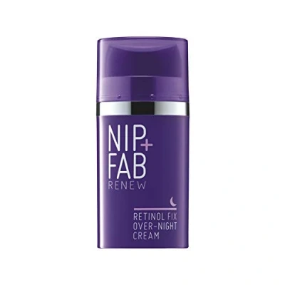Image of Nip + Fab Retinol Fix Overnight 0.1% Cream for Face with Hyaluronic Acid, Pro Age Facial Pigmentation and Dark Spots, 50 ml (Pack of 1)