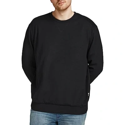 Image of Jack &amp; Jones Jjebasic CREW NECK NOOS PS Sweatshirt, Men&#039;s, Size: XL, Black