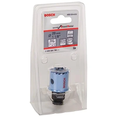 Image of Bosch Professional Hole Saw Special for Sheet Metal (for Stainless and Steel Sheets, Ø 29 mm, Accessories Drills)
