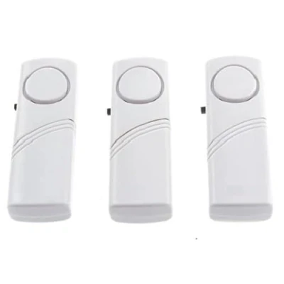 Image of Burg Wachter EA306 Magnetic Door or Window Contcat Alarm White (Pack of 3)