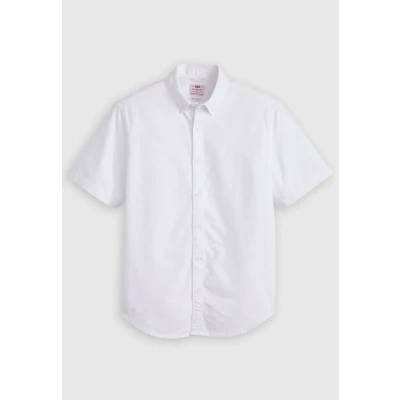 Image of Levi&#039;s Men&#039;s Ss Authentic Button Shirt, Bright White White, XL