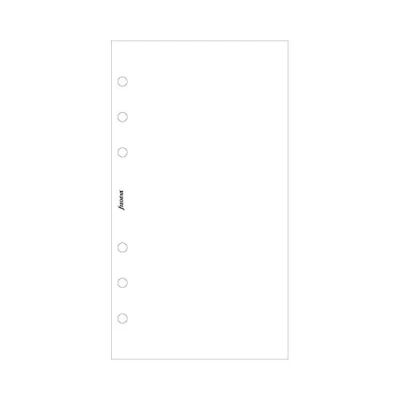 Image of Filofax Personal White Plain Notepaper Value Pack