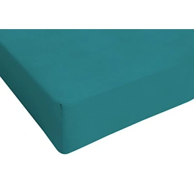 Image of Sogni e Capricci Max Color Fitted Sheet with 25cm Corner, Bottle Green, double