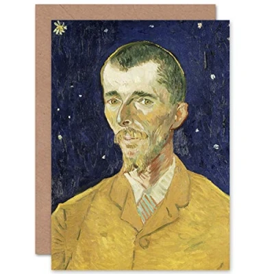Image of Artery8 Vincent Van Gogh Eugene Boch Fine Art Greeting Card Plus Envelope Blank Inside