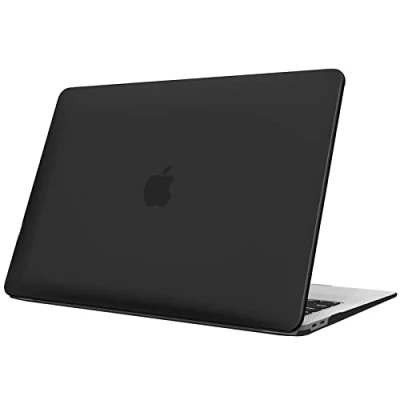 Image of FINTIE Case Compatible with MacBook Air 13.3 inch (2020/2019/2018 Not for 2024) Model A2337(M1)/A2179/A1932, Protective Snap On Hard Shell Cover Fit 13.3&quot; Retina Display Touch ID, Black