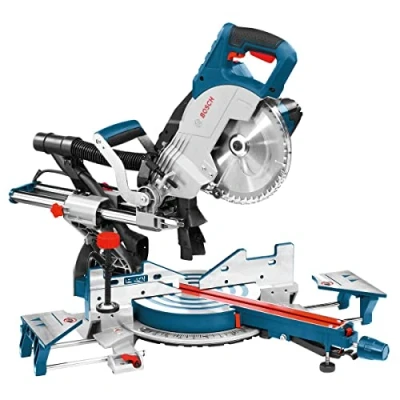 Image of Bosch 0601B19170 GCM8SJL Single Bevel Sliding Mitre Saw, 240V, 216mm Ø, Multicolor