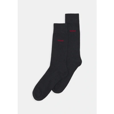 Image of HUGO 2P RS UNI CC Socks, Men&#039;s, Size: 9 11, Charcoal