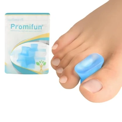 Image of Upgraded Gel Toe Separators 12 Pack Bunion Pads Spacers for Straightening Overlapping Toes, Bunions, Calluses Soft Silicone Corrector Men and Women(Medium Size)