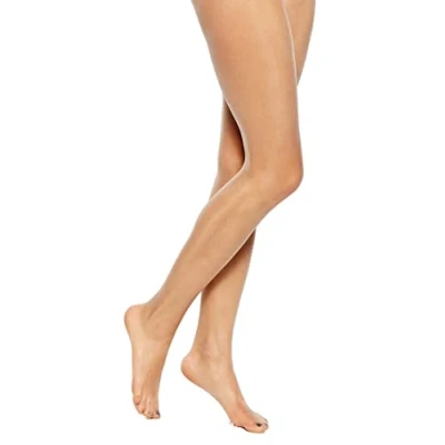 Image of Pretty Polly Women Naturals 8 Denier Oiled Tights S M slightly sunkissed