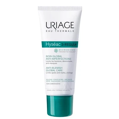 Image of Uriage Hyséac Anti Blemish Global Care 40ml Reduces Pimples &amp; Spots, Clarifies Pores Salicylic Acid AHA Cream Effective from 4 Hours ! Paraben Oil Free, Non Comedogenic
