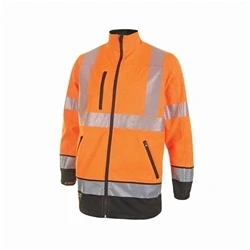 Image of Hivis Two Tone Softshell Orange / Black 3XL