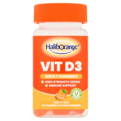 Image of Haliborange Adult Vitamin D3 45 Orange Gummies