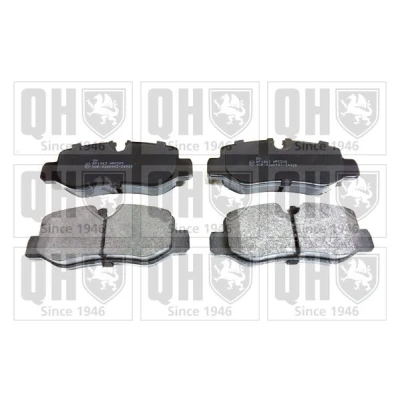 Image of 4474200120, 4474200320, 4474206700, A4474200120, A4474200320 Brake pad set QUINTON HAZELL BP1863 MERCEDES BENZ: Vito Tourer, V Class, Van
