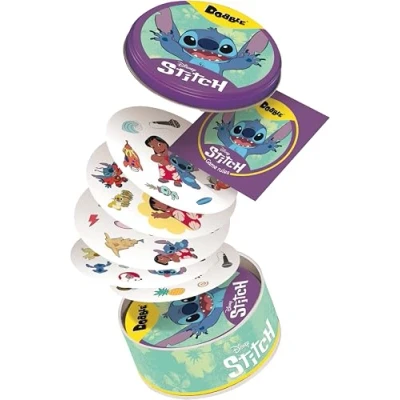 Image of Asmodee Dobble Disney Lilo and Stitch Family Card Game Ages 6+ 2 8 Players 15 Minutes Playing Time