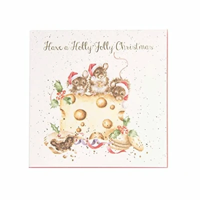 Image of Wrendale Designs by Hannah Dale Holly Jolly Christmas Card Box Set Pack of 8
