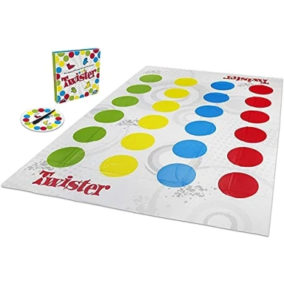 Image of Hasbro Gaming Twister Game for Kids Ages 6 and Up
