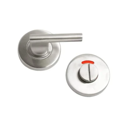 Image of Vibe Turn &amp; Release Disabled 52mm on Polished Stainless Steel Door Handle for Internal Doors
