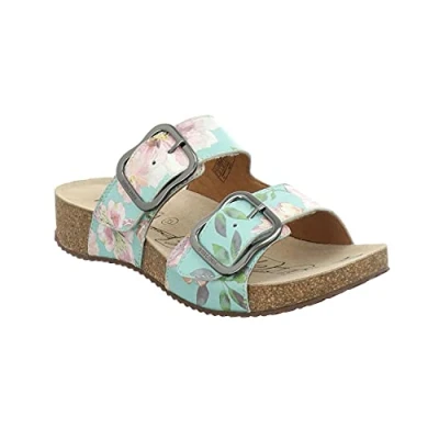 Image of Josef Seibel Tonga 64 Women&#039;s Strappy Sandals, Width G (Normal), mint, 6 UK
