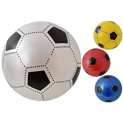 Image of M.Y KandyToys 4 Pack 8&quot; Kids Soft Lightweight Plastic Football Size 5 PVC Panel Assorted Colours