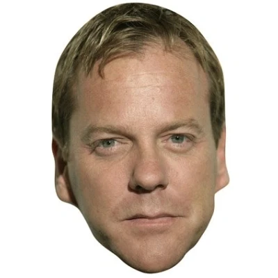 Image of FoxyPrinting Kiefer Sutherland Celebrity Face Party Fancy Dress