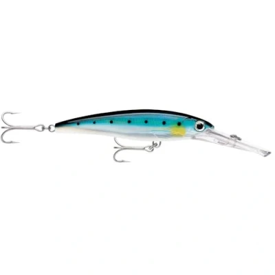 Image of Rapala Unisex Adult X Rap Magnum Fishing Lure Accessories with Large Diving Shovel Saltwater Spinning Bait Running Depth 4.5 m 12 cm 32 g Made in Estonia Silver Blue