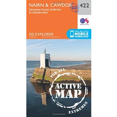 Image of Explorer Active 422 Nairn &amp; Cawdor Map With Digital Version
