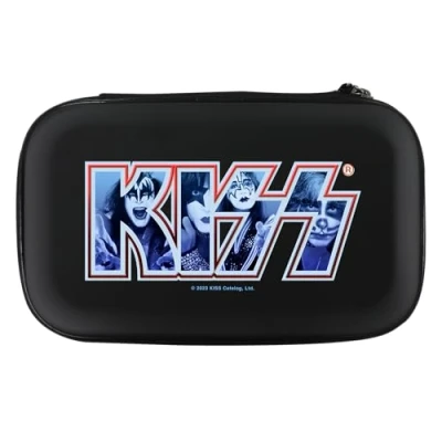 Image of Kiss Officially Licensed Darts Wallet Storage Case Holds 6 (Blue Logo)