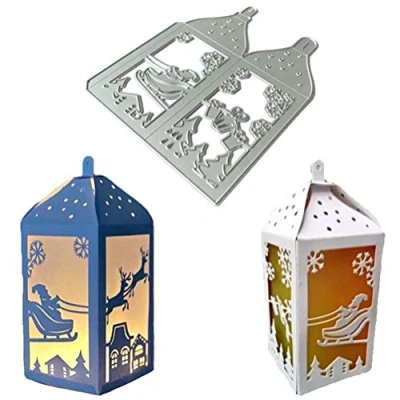 Image of Cutting Dies for Card Making, Christmas Box Metal DIY Scrapbooking Embossing Paper Cards Greeting Cards/Invitation Decoration