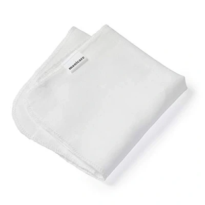 Image of Manicare Pack of 2 Muslin Face Cloths, Removes Makeup, Eco friendly Reusable Cleansing Gentle On The Skin, Exfoliates, Beauty Spa Accessory, Towel, Facial Wash, Cotton Cloth