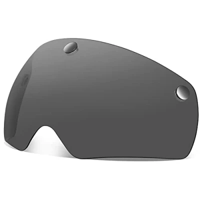 Image of Victgoal Bike Helmet Goggles Visor Strong Magnetic Eye Shield (Black)
