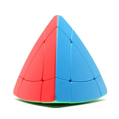 Image of Yealvin Magic Tower Cube, 3x3 Pyraminx Speed Cube 3x3x3 Pyramid Puzzle Twisty Toys