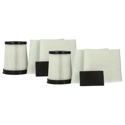 Image of Filter Set compatible with Dirt Devil M2009 8, 9, M2013, M2013 0, 1, 2, 3 Vacuum Cleaner 8x Vhbw