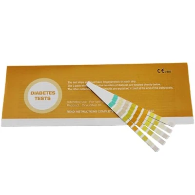 Image of 5 x Home Urine Diabetes Tests Each Strip Screens for Ketones &amp; Glucose (5 per foil)