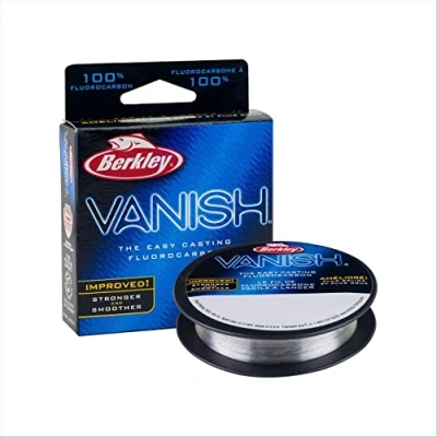 Image of Berkley Vanish®, Clear, 8lb 3.6kg, 110yd 100m Fluorocarbon Fishing Line, Suitable for Saltwater and Freshwater Environments