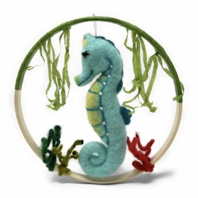 Image of The Crafty Kit Co Sea Horse Needle Felting