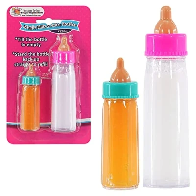 Image of Bibi Doll Set of 2 Baby Dolls Magic Milk Bottle New Born Feeding Accessories Girls Toy