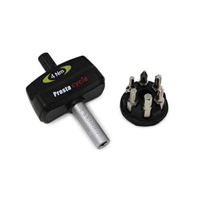 Image of Prestacycle Mini TorqKeys Preset Torque Tool w/6 Bits &amp; Holder “ 5Nm