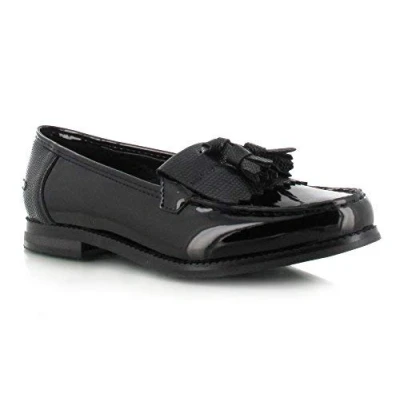 Image of Womens Ladies Loafers Flat Casual Office Work School Fringe Tassel Pumps Shoes