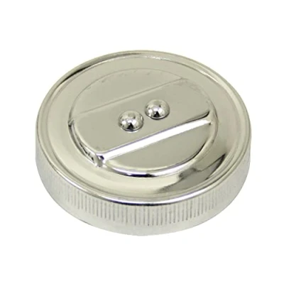 Image of Chrome Oil Filler Cap For Classic Beetle and Type 2 Camper T2 Bay Bus Bug